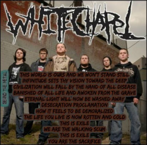White Chapel lyrics Heavy Metal Lyrics