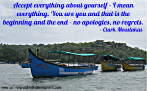Self Esteem Quote: Accept everything about yourself....