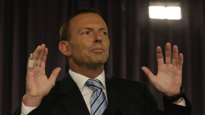 Opposition leader Tony Abbott's speach to the National Press Club bore ...