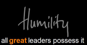 Humility and Leadership