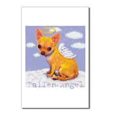 Fallen Angel - Chihuahua Postcards (Package of 8) for