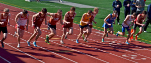 Track and field teams host, succeed in mini-invite