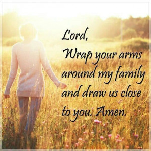 Daily prayer for my family
