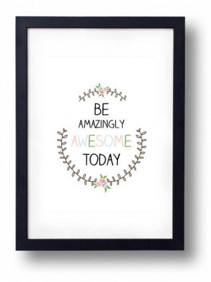 inspirational quote art motivational quote tween art teenager room ...