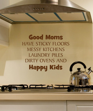 Belvedere Designs Chocolate 'Good Moms' Wall Quote