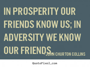 John Churton Collins Friendship Quote Art