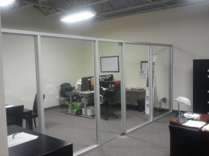 commercial and office all glass entrances and glass walls