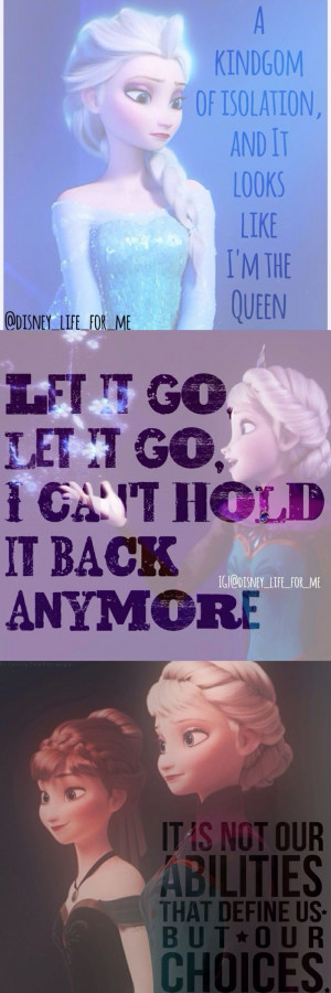 Frozen Let It Go Quotes