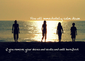 Sunrise Stroll Quote Photograph