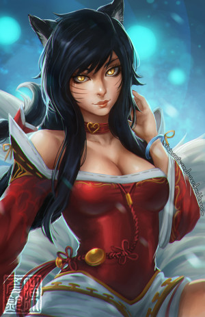 Ahri by Sonellion