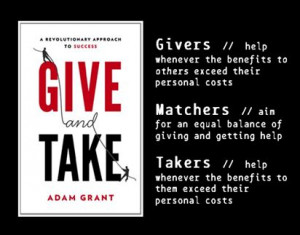 quotes about givers and takers | ... different ways of approaching ...