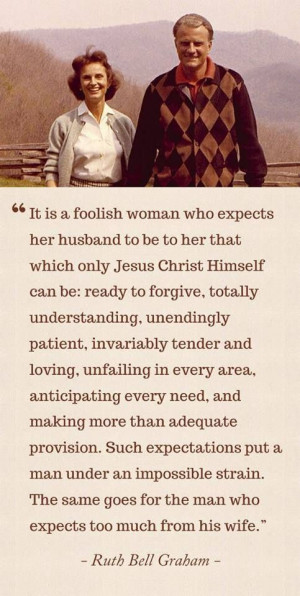 great quote from Ruth Bell Graham