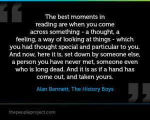 ... , The History Boys http://www.thepeopleproject.com/book-people/quotes