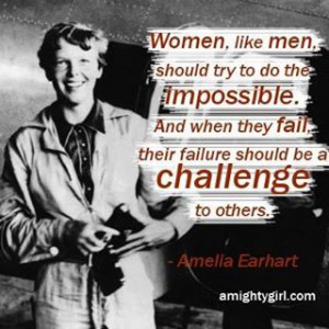 Girl history, aviator Amelia Earhart became the first person to fly ...
