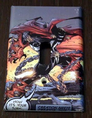 SPAWN comic book light switch wallplate cover
