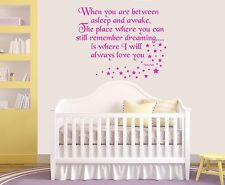 Tinkerbell Quote Laughter Timeless Dream Wall Art Decal Sticker Decor ...