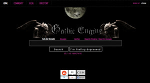 Here are a couple of Google Gothic websites: