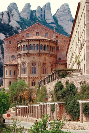 Benedictine Monastery, Monserrat, Spain.