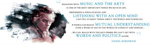 Engaging with music and the arts is one of the most important things ...