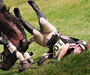 Eventing Kills Horses! Here is another horrendous fall where the horse ...