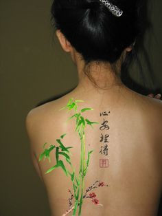 chinese quote tattoo, bamboo tattoo, futur tat, short quotes, piecr ...