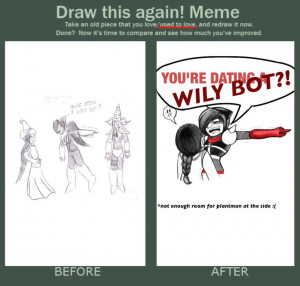 Redraw over protective sister by Jetwing000