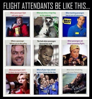 Flight attendant humor:)