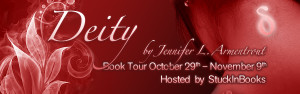... Deity blog tour organized by thewonderful Valerie at Stuck in Books