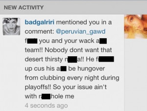 Rihanna: JR Smith slumping because he’s hungover from partying in ...