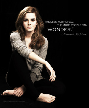Emma Watson on Modesty