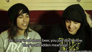 pierce the veil mygif vic fuentes tony perry ptv first song vic wrote
