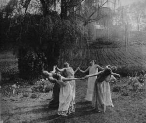 black and white, dance, nature, pegan, vintage, witches, women