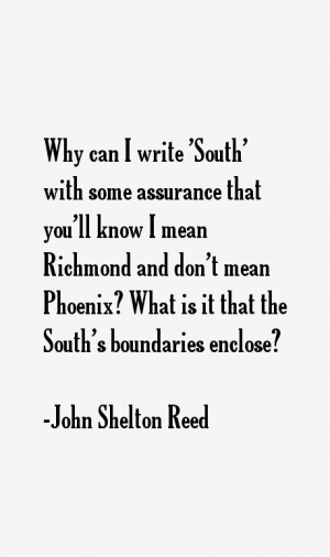 John Shelton Reed Quotes & Sayings
