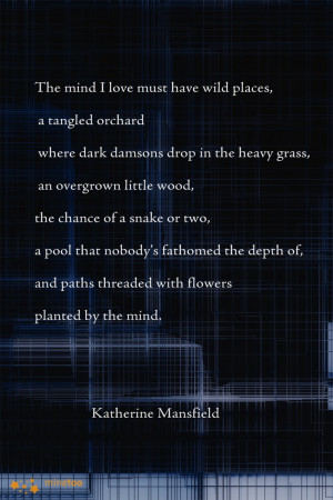 soul mate# Katherine Mansfield# love