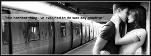 Saying Goodbye Facebook Cover