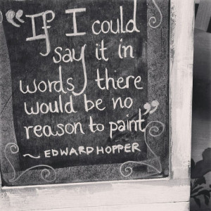 Edward Hopper quote