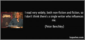 More Peter Benchley Quotes