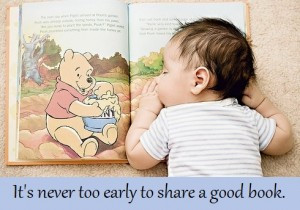 quote never too early to share a good book