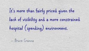 ... and a more constrained hospital Environment ~ Environment Quote