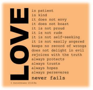Love is Patient. Love is Kind.