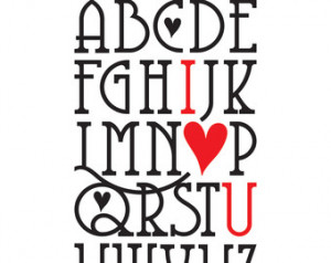 Alphabet Garden Designs A Wish Your Heart Makes Wall Decal Alphabet I ...