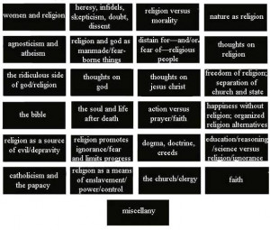 Quotes: Religion, God, Atheism, Agnosticism, Paganism