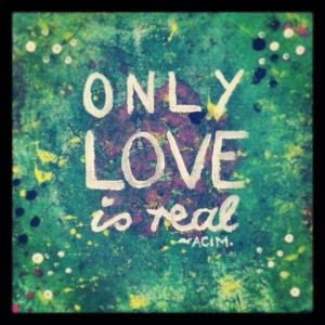 will embrace love and release fear.