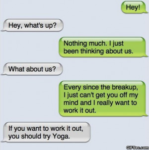 Text Message – The Breakup