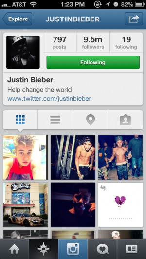 Instagram Bio Quotes Justin's new instagram bio