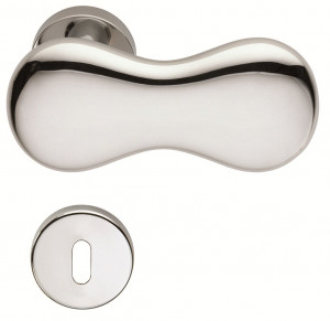 Door handle on rose with lock BLIP - dnd by Martinelli