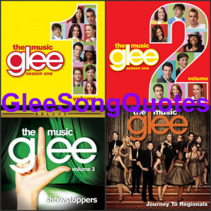 Glee Song Quotes