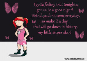 Sweet Birthday Quotes for Little Sister
