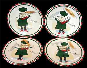 Kitchen-Prep-Whimsical-Chefs-Salad-Plates-NEW-Sayings