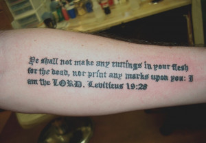 Bible Verse Tattoos Designs, Ideas and Meaning